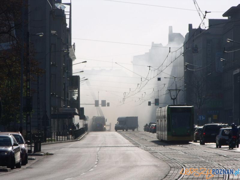Pożar na Łazarzu Foto: lazarz.pl Pożar na Łazarzu Foto: lazarz.pl