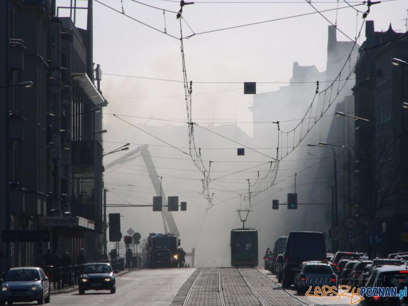 Pożar na Łazarzu Foto: lazarz.pl Pożar na Łazarzu Foto: lazarz.pl