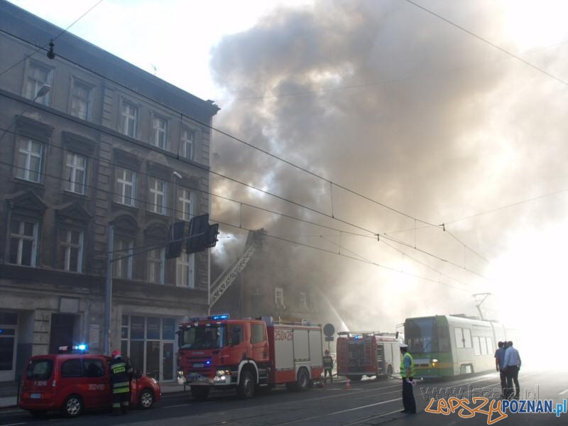 Pożar na Łazarzu Foto: lazarz.pl Pożar na Łazarzu Foto: lazarz.pl
