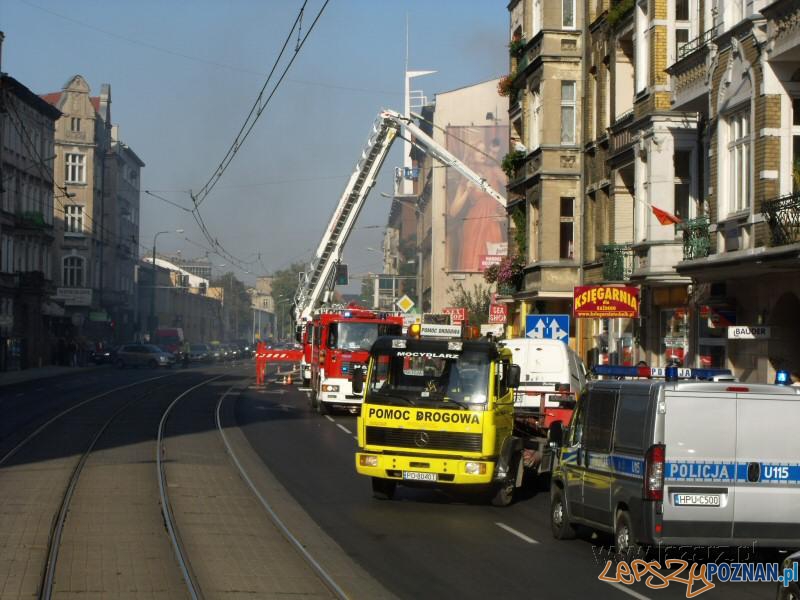 Pożar na Łazarzu Foto: lazarz.pl Pożar na Łazarzu Foto: lazarz.pl