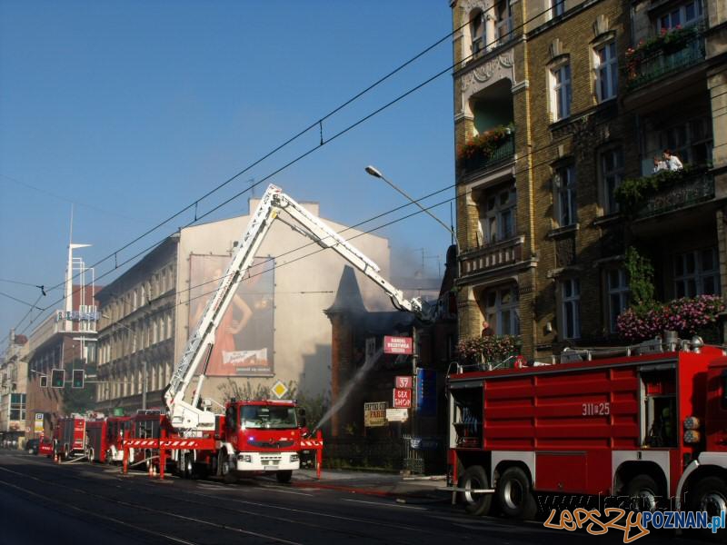 Pożar na Łazarzu Foto: lazarz.pl Pożar na Łazarzu Foto: lazarz.pl