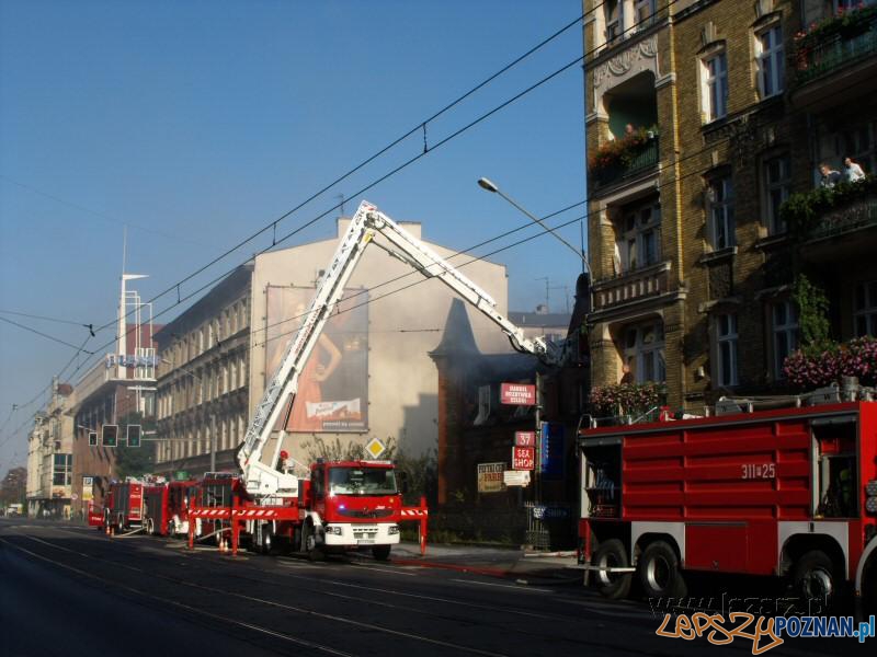 Pożar na Łazarzu Foto: lazarz.pl Pożar na Łazarzu Foto: lazarz.pl