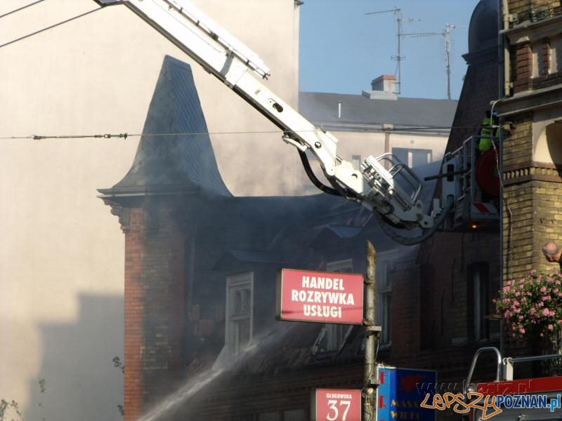 Pożar na Łazarzu Foto: lazarz.pl Pożar na Łazarzu Foto: lazarz.pl