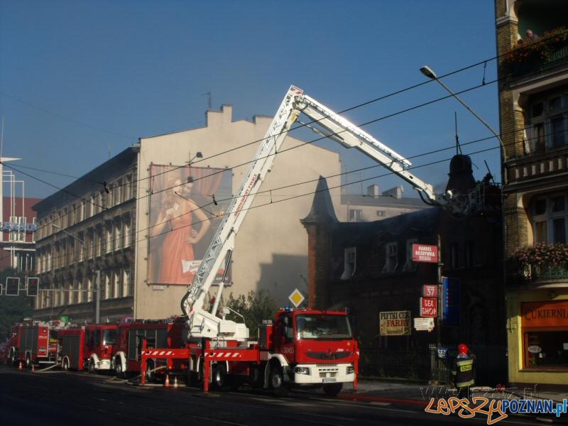 Pożar na Łazarzu Foto: lazarz.pl Pożar na Łazarzu Foto: lazarz.pl