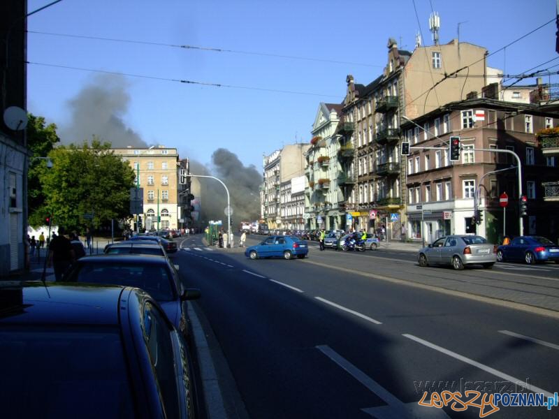 Pożar na Łazarzu Foto: lazarz.pl Pożar na Łazarzu Foto: lazarz.pl