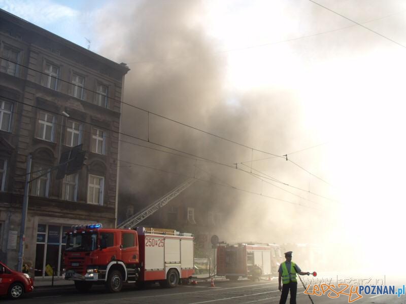 Pożar na Łazarzu Foto: lazarz.pl Pożar na Łazarzu Foto: lazarz.pl