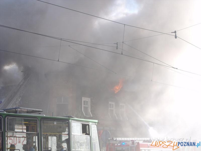 Pożar na Łazarzu Foto: lazarz.pl Pożar na Łazarzu Foto: lazarz.pl