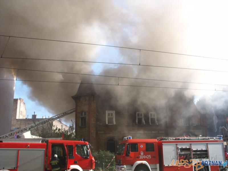 Pożar na Łazarzu Foto: lazarz.pl Pożar na Łazarzu Foto: lazarz.pl
