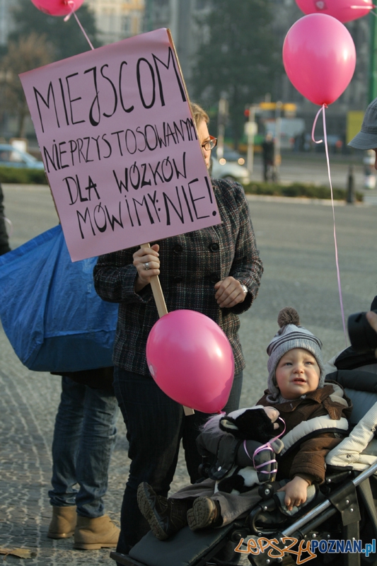 Krytyczna Masa Wózkowa - Poznań - 20.11.2011 r. Foto: Ewelina Gutowska Krytyczna Masa Wózkowa - Poznań - 20.11.2011 r. Foto: Ewelina Gutowska
