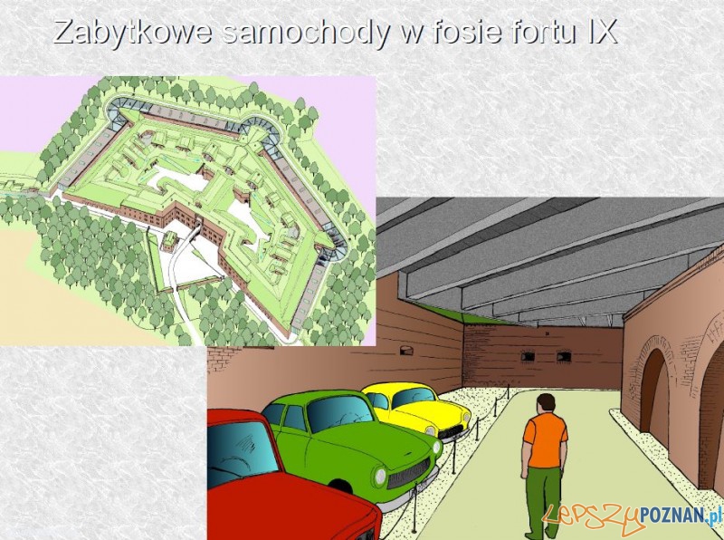Fort IX - koncepcja muzeum zabytkowych samochodów Foto: Fort IX - koncepcja muzeum zabytkowych samochodów Foto: