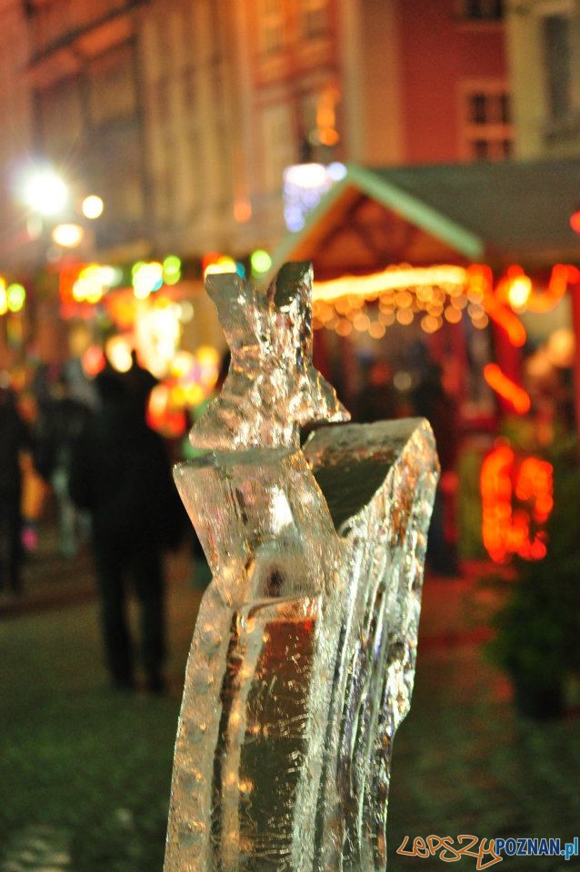 Festiwal Rzeźby Lodowej - dzień drugi - Stary Rynek 11.12.2011 r. Foto: Ewa Kornatowska Festiwal Rzeźby Lodowej - dzień drugi - Stary Rynek 11.12.2011 r. Foto: Ewa Kornatowska