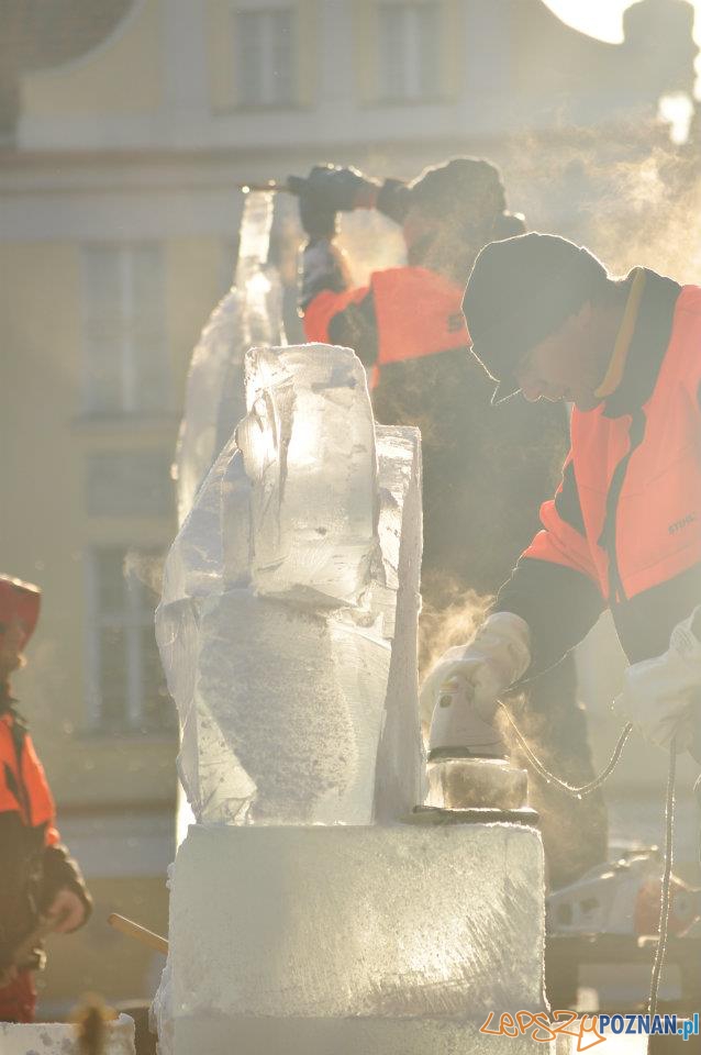 Festiwal Rzeźby Lodowej - dzień drugi - Stary Rynek 11.12.2011 r. Foto: Ewa Kornatowska Festiwal Rzeźby Lodowej - dzień drugi - Stary Rynek 11.12.2011 r. Foto: Ewa Kornatowska