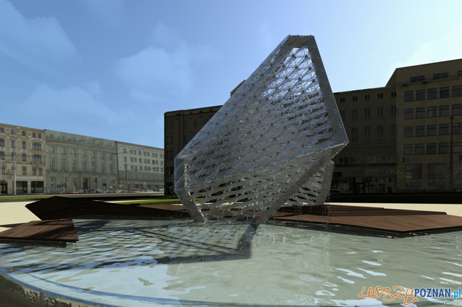 wizualizacja fontanny na Placu Wolności Foto: Agnieszka Stochaj, Rafał Nowak wizualizacja fontanny na Placu Wolności Foto: Agnieszka Stochaj, Rafał Nowak