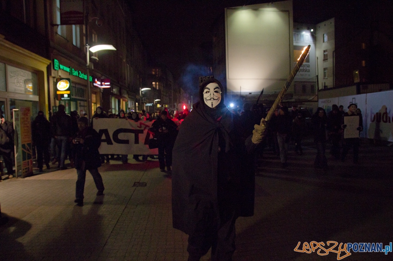 Protest przeciwko ACTA - 25.01.2012 r. Foto: lepszyPOZNAN.pl / Piotr Rychter Protest przeciwko ACTA - 25.01.2012 r. Foto: lepszyPOZNAN.pl / Piotr Rychter