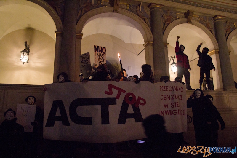 Protest przeciwko ACTA - 25.01.2012 r. Foto: lepszyPOZNAN.pl / Piotr Rychter Protest przeciwko ACTA - 25.01.2012 r. Foto: lepszyPOZNAN.pl / Piotr Rychter