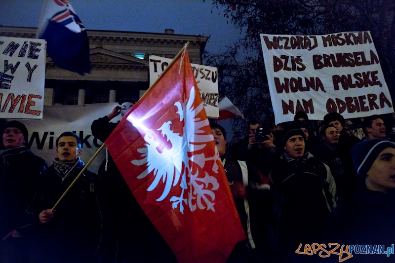 Protest przeciwko ACTA - 26.01.2012 r. Foto: lepszyPOZNAN.pl / Piotr Rychter Protest przeciwko ACTA - 26.01.2012 r. Foto: lepszyPOZNAN.pl / Piotr Rychter