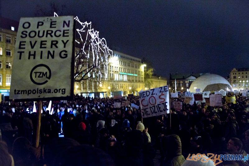 Protest przeciwko ACTA - 26.01.2012 r. Foto: lepszyPOZNAN.pl / Piotr Rychter Protest przeciwko ACTA - 26.01.2012 r. Foto: lepszyPOZNAN.pl / Piotr Rychter