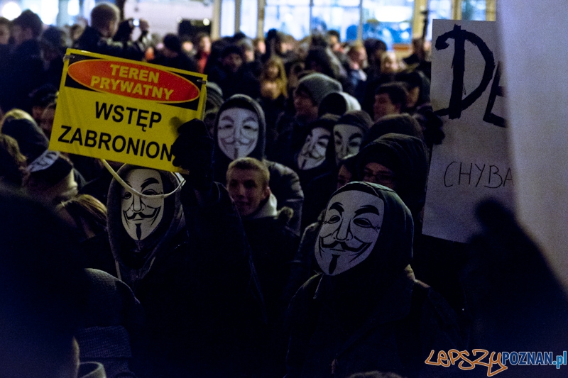 Protest przeciwko ACTA - 26.01.2012 r. Foto: lepszyPOZNAN.pl / Piotr Rychter Protest przeciwko ACTA - 26.01.2012 r. Foto: lepszyPOZNAN.pl / Piotr Rychter