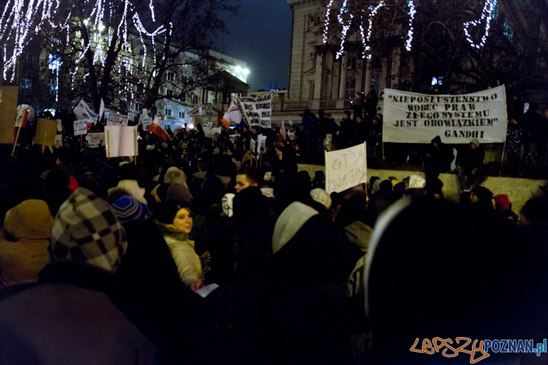 Protest przeciwko ACTA - 26.01.2012 r. Foto: lepszyPOZNAN.pl / Piotr Rychter Protest przeciwko ACTA - 26.01.2012 r. Foto: lepszyPOZNAN.pl / Piotr Rychter