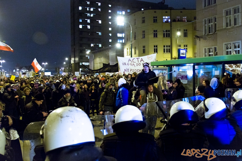 Protest przeciwko ACTA - 26.01.2012 r. Foto: lepszyPOZNAN.pl / Piotr Rychter Protest przeciwko ACTA - 26.01.2012 r. Foto: lepszyPOZNAN.pl / Piotr Rychter