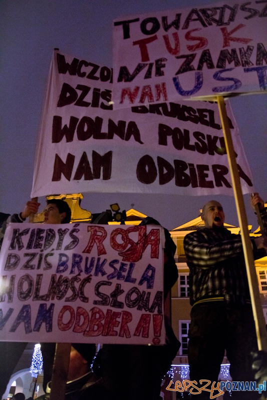 Protest przeciwko ACTA - 26.01.2012 r. Foto: lepszyPOZNAN.pl / Piotr Rychter Protest przeciwko ACTA - 26.01.2012 r. Foto: lepszyPOZNAN.pl / Piotr Rychter