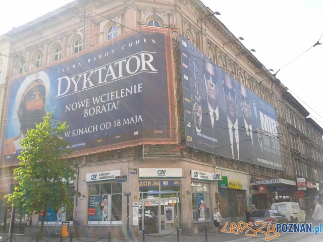 Wielkoformatowe reklamy w Centrum Foto: lepszyPOZNAN.pl/gsm Wielkoformatowe reklamy w Centrum Foto: lepszyPOZNAN.pl/gsm
