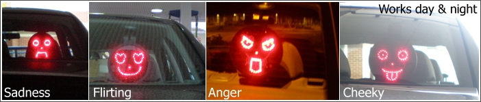 Drivemocion Animated Car Messaging Sign  Foto: Drivemocion™