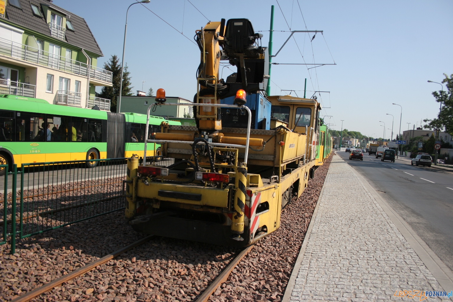 Pierwsze tramwaje na Grunwaldzkiej  Foto: lepszyPOZNAN.pl / pr