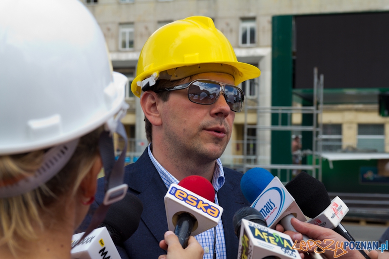 Powstaje strefa kibica na Placu Wolności i Alejach Marcinkowskiego Foto: lepszyPOZNAN.pl / Piotr Rychter Powstaje strefa kibica na Placu Wolności i Alejach Marcinkowskiego Foto: lepszyPOZNAN.pl / Piotr Rychter