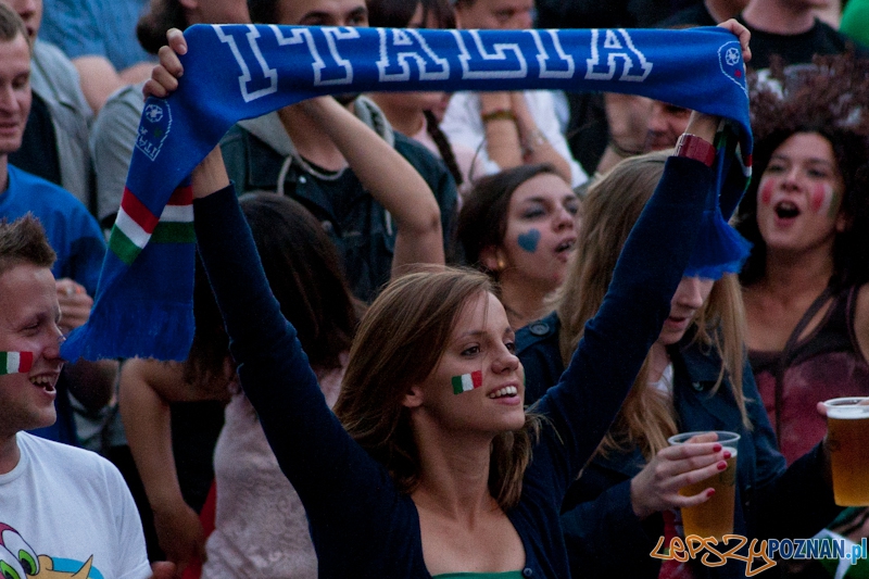 Strefa Kibica podczas meczu Niemcy - Włochy - Poznań 28.06.2012 r. Foto: LepszyPOZNAN.pl / Paweł Rychter Strefa Kibica podczas meczu Niemcy - Włochy - Poznań 28.06.2012 r. Foto: LepszyPOZNAN.pl / Paweł Rychter