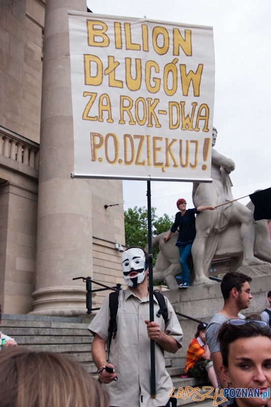 Demonstracja Chleba zamiast Igrzysk - Poznań 10.06.2012 r. Foto: LepszyPOZNAN.pl / Paweł Rychter Demonstracja Chleba zamiast Igrzysk - Poznań 10.06.2012 r. Foto: LepszyPOZNAN.pl / Paweł Rychter