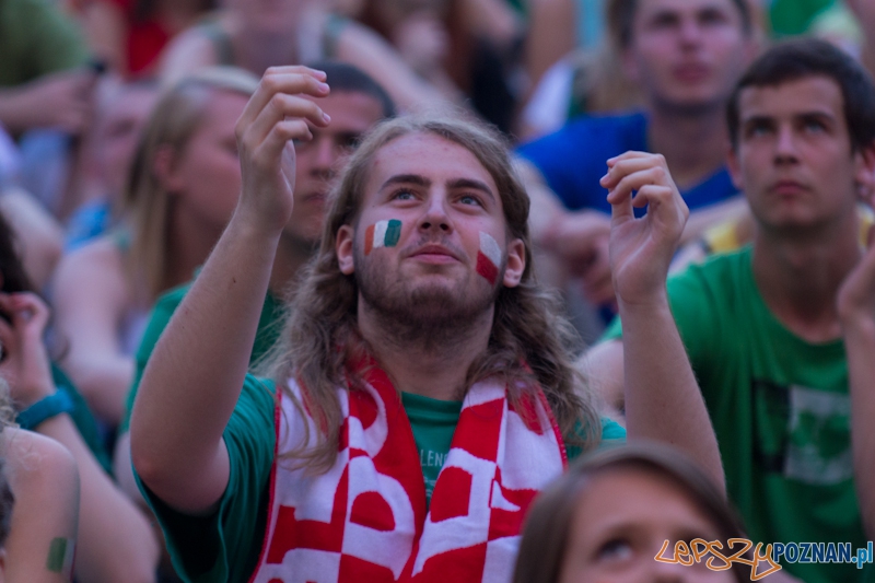 Włochy - Irlandia - doping w Oficjalnej Strefie Kibica UEFA EURO Poznań 2012 Foto: lepszyPOZNAN.pl / Piotr Rychter Włochy - Irlandia - doping w Oficjalnej Strefie Kibica UEFA EURO Poznań 2012 Foto: lepszyPOZNAN.pl / Piotr Rychter