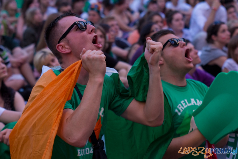 Włochy - Irlandia - doping w Oficjalnej Strefie Kibica UEFA EURO Poznań 2012 Foto: lepszyPOZNAN.pl / Piotr Rychter Włochy - Irlandia - doping w Oficjalnej Strefie Kibica UEFA EURO Poznań 2012 Foto: lepszyPOZNAN.pl / Piotr Rychter