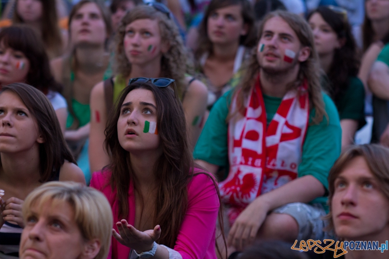 Włochy - Irlandia - doping w Oficjalnej Strefie Kibica UEFA EURO Poznań 2012 Foto: lepszyPOZNAN.pl / Piotr Rychter Włochy - Irlandia - doping w Oficjalnej Strefie Kibica UEFA EURO Poznań 2012 Foto: lepszyPOZNAN.pl / Piotr Rychter