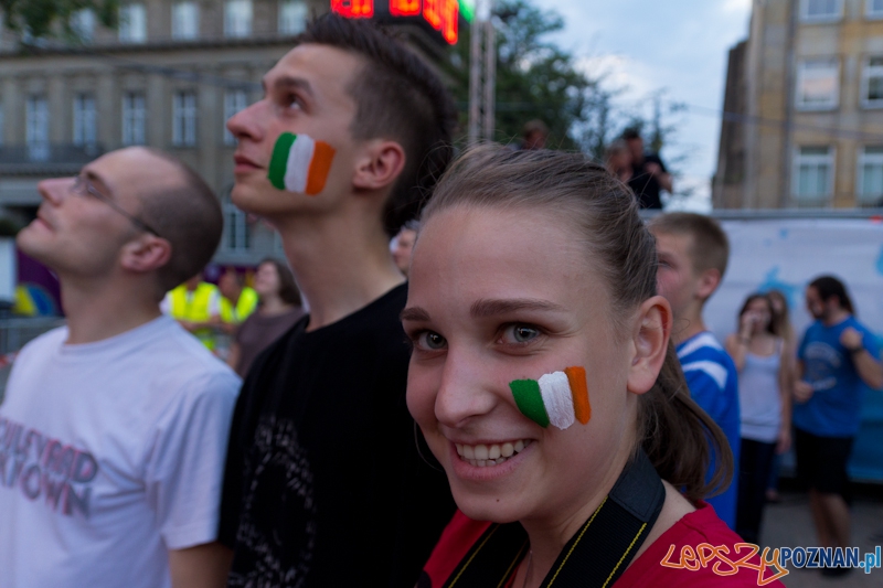 Włochy - Irlandia - doping w Oficjalnej Strefie Kibica UEFA EURO Poznań 2012 Foto: lepszyPOZNAN.pl / Piotr Rychter Włochy - Irlandia - doping w Oficjalnej Strefie Kibica UEFA EURO Poznań 2012 Foto: lepszyPOZNAN.pl / Piotr Rychter