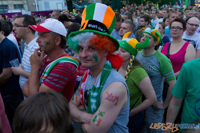 Włochy - Irlandia - doping w Oficjalnej Strefie Kibica UEFA EURO Poznań 2012 Foto: lepszyPOZNAN.pl / Piotr Rychter Włochy - Irlandia - doping w Oficjalnej Strefie Kibica UEFA EURO Poznań 2012 Foto: lepszyPOZNAN.pl / Piotr Rychter