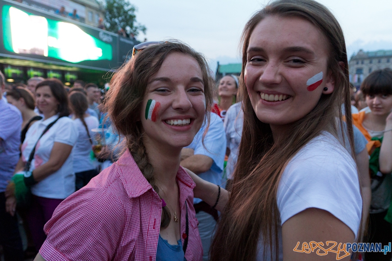 Włochy - Irlandia - doping w Oficjalnej Strefie Kibica UEFA EURO Poznań 2012 Foto: lepszyPOZNAN.pl / Piotr Rychter Włochy - Irlandia - doping w Oficjalnej Strefie Kibica UEFA EURO Poznań 2012 Foto: lepszyPOZNAN.pl / Piotr Rychter