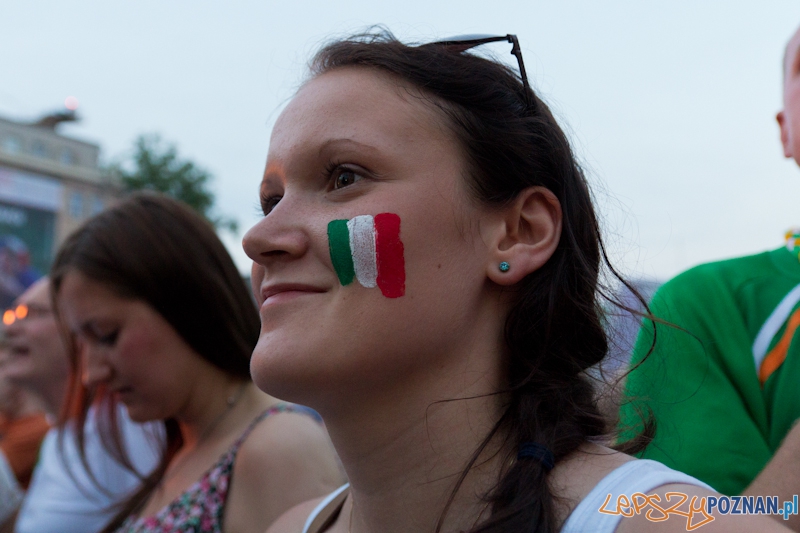 Włochy - Irlandia - doping w Oficjalnej Strefie Kibica UEFA EURO Poznań 2012 Foto: lepszyPOZNAN.pl / Piotr Rychter Włochy - Irlandia - doping w Oficjalnej Strefie Kibica UEFA EURO Poznań 2012 Foto: lepszyPOZNAN.pl / Piotr Rychter