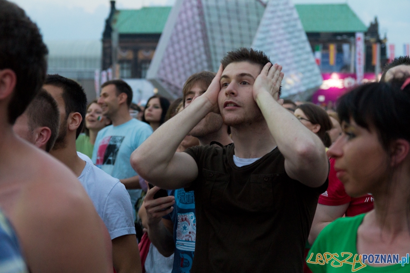 Włochy - Irlandia - doping w Oficjalnej Strefie Kibica UEFA EURO Poznań 2012 Foto: lepszyPOZNAN.pl / Piotr Rychter Włochy - Irlandia - doping w Oficjalnej Strefie Kibica UEFA EURO Poznań 2012 Foto: lepszyPOZNAN.pl / Piotr Rychter