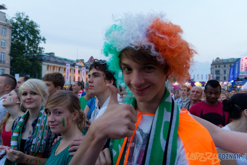 Włochy - Irlandia - doping w Oficjalnej Strefie Kibica UEFA EURO Poznań 2012 Foto: lepszyPOZNAN.pl / Piotr Rychter Włochy - Irlandia - doping w Oficjalnej Strefie Kibica UEFA EURO Poznań 2012 Foto: lepszyPOZNAN.pl / Piotr Rychter