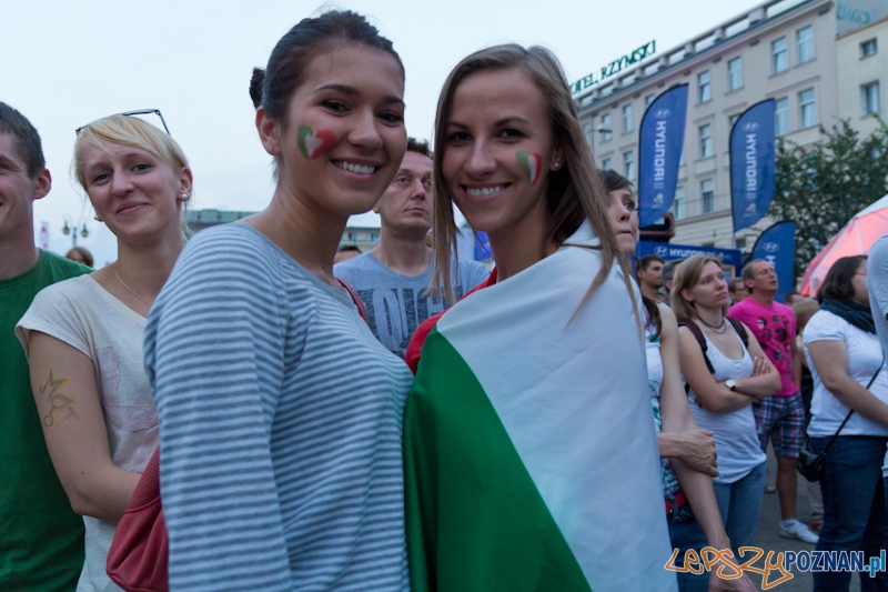 Włochy - Irlandia - doping w Oficjalnej Strefie Kibica UEFA EURO Poznań 2012 Foto: lepszyPOZNAN.pl / Piotr Rychter Włochy - Irlandia - doping w Oficjalnej Strefie Kibica UEFA EURO Poznań 2012 Foto: lepszyPOZNAN.pl / Piotr Rychter