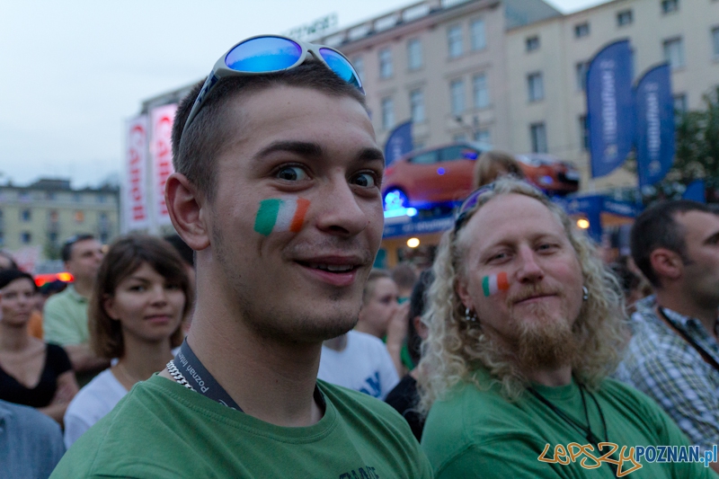 Włochy - Irlandia - doping w Oficjalnej Strefie Kibica UEFA EURO Poznań 2012 Foto: lepszyPOZNAN.pl / Piotr Rychter Włochy - Irlandia - doping w Oficjalnej Strefie Kibica UEFA EURO Poznań 2012 Foto: lepszyPOZNAN.pl / Piotr Rychter