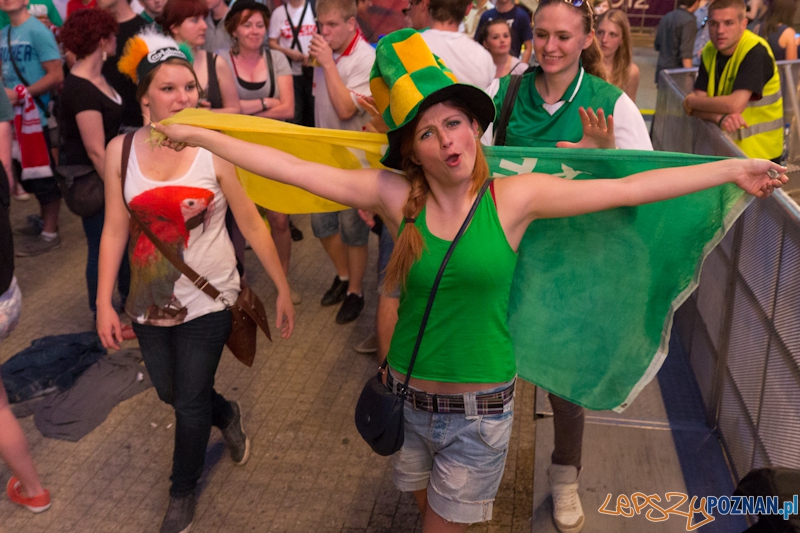 Włochy - Irlandia - doping w Oficjalnej Strefie Kibica UEFA EURO Poznań 2012 Foto: lepszyPOZNAN.pl / Piotr Rychter Włochy - Irlandia - doping w Oficjalnej Strefie Kibica UEFA EURO Poznań 2012 Foto: lepszyPOZNAN.pl / Piotr Rychter