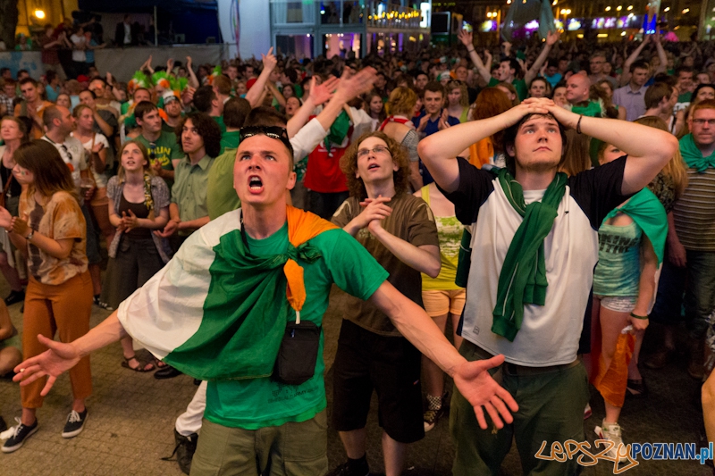 Włochy - Irlandia - doping w Oficjalnej Strefie Kibica UEFA EURO Poznań 2012 Foto: lepszyPOZNAN.pl / Piotr Rychter Włochy - Irlandia - doping w Oficjalnej Strefie Kibica UEFA EURO Poznań 2012 Foto: lepszyPOZNAN.pl / Piotr Rychter