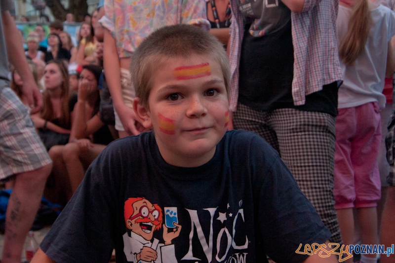 Strefa Kibica podczas finałowego meczu Euro 2012 Hiszpania - Włochy - Poznań 01.07.2012 r. Foto: LepszyPOZNAN.pl / Paweł Rychter Strefa Kibica podczas finałowego meczu Euro 2012 Hiszpania - Włochy - Poznań 01.07.2012 r. Foto: LepszyPOZNAN.pl / Paweł Rychter