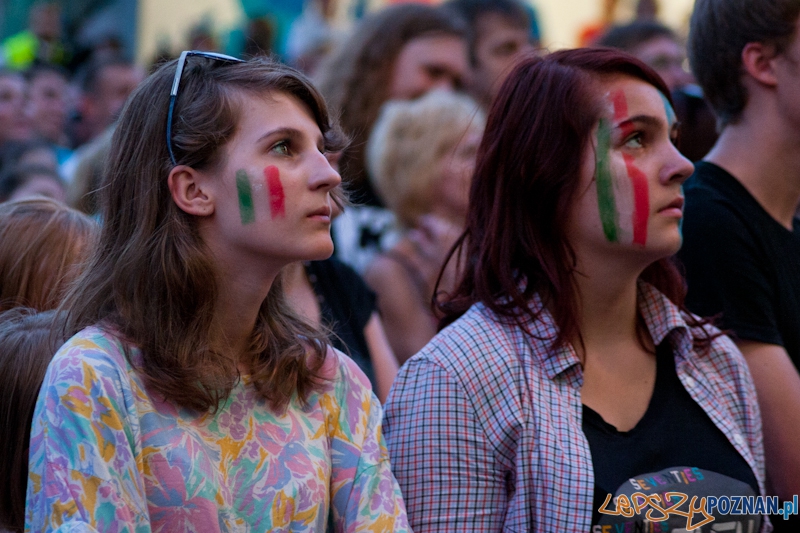 Strefa Kibica podczas finałowego meczu Euro 2012 Hiszpania - Włochy - Poznań 01.07.2012 r. Foto: LepszyPOZNAN.pl / Paweł Rychter Strefa Kibica podczas finałowego meczu Euro 2012 Hiszpania - Włochy - Poznań 01.07.2012 r. Foto: LepszyPOZNAN.pl / Paweł Rychter