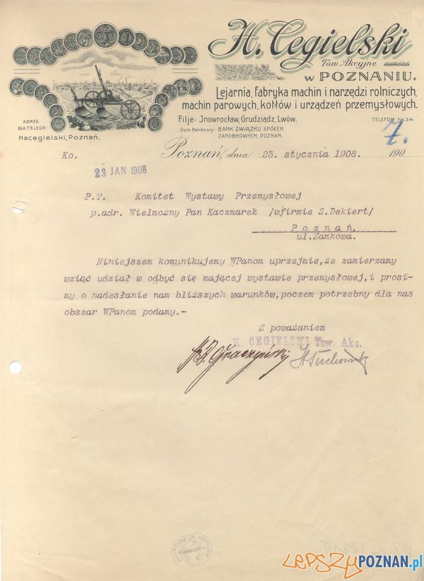 Cegielski - Strzelecka 14 Foto: Muzeum Narodowe w Poznaniu, wystawa Miejska ikonosfera na drukach reklamowych z widokami Poznania 18 Cegielski - Strzelecka 14 Foto: Muzeum Narodowe w Poznaniu, wystawa Miejska ikonosfera na drukach reklamowych z widokami Poznania 18