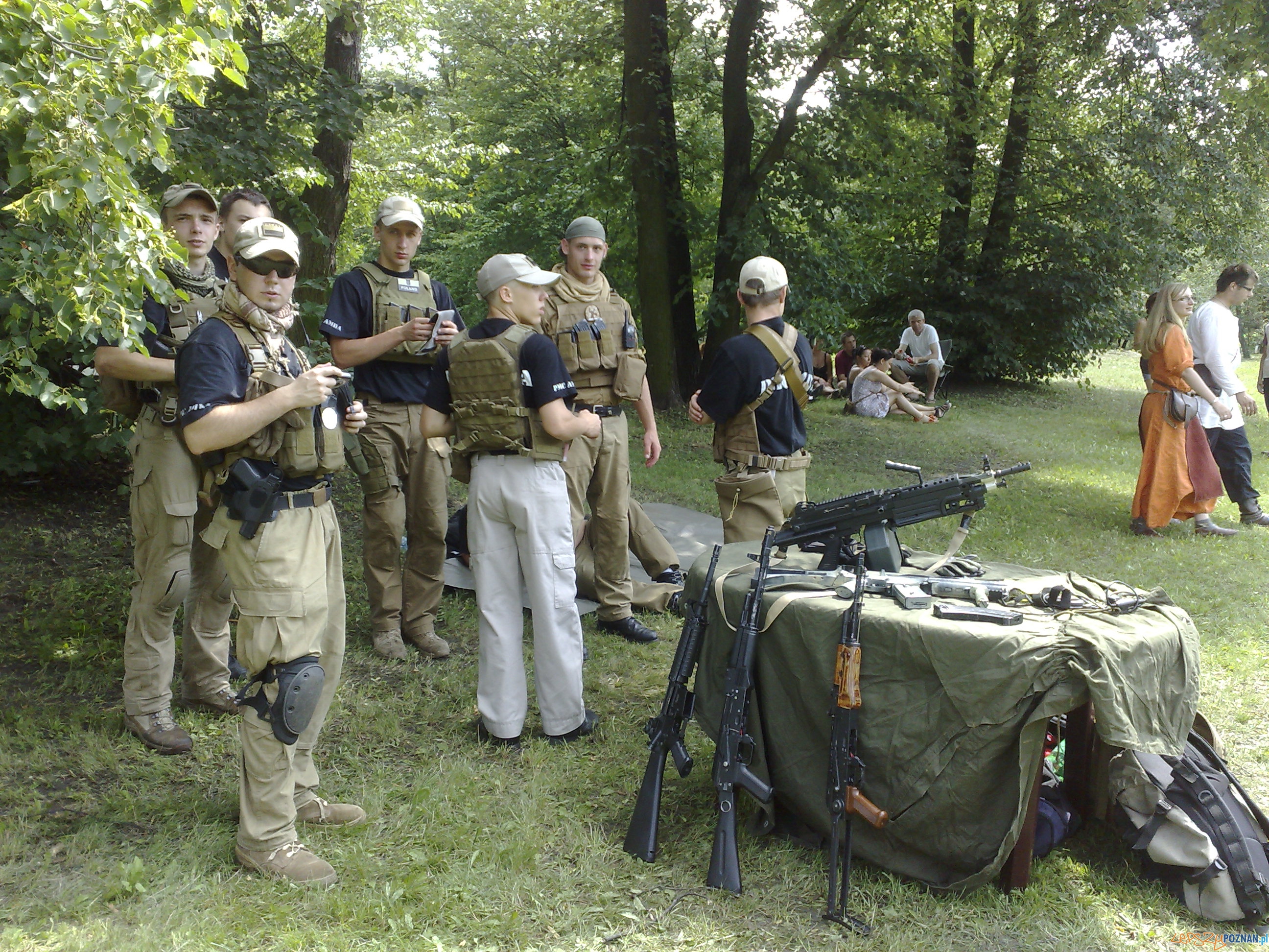 Grupy rekonstrukcyjne prezentowały m.in. repliki bronii Foto: Grupy rekonstrukcyjne prezentowały m.in. repliki bronii Foto: