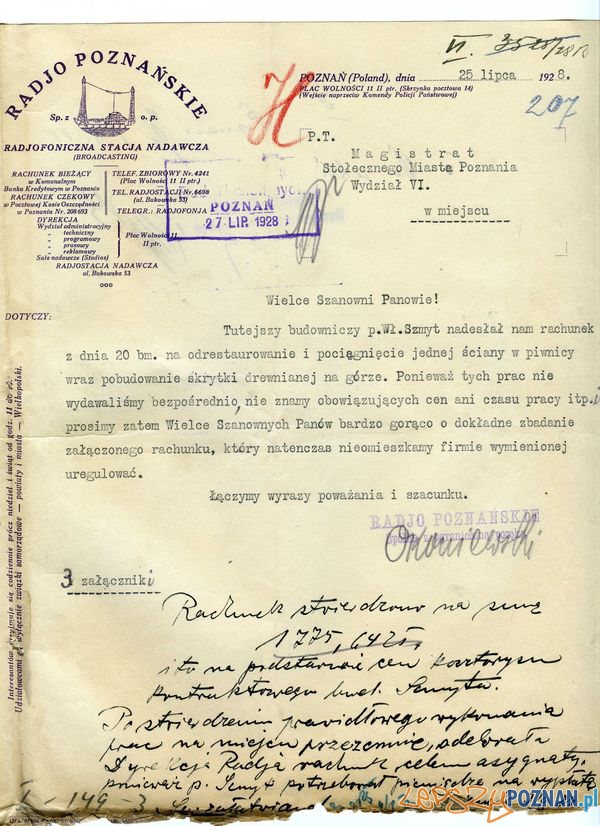 Radjo Poznańskie, Bukowska 53, Foto: Muzeum Narodowe w Poznaniu, wystawa Miejska ikonosfera na drukach reklamowych z widokami Poznania 18 Radjo Poznańskie, Bukowska 53, Foto: Muzeum Narodowe w Poznaniu, wystawa Miejska ikonosfera na drukach reklamowych z widokami Poznania 18