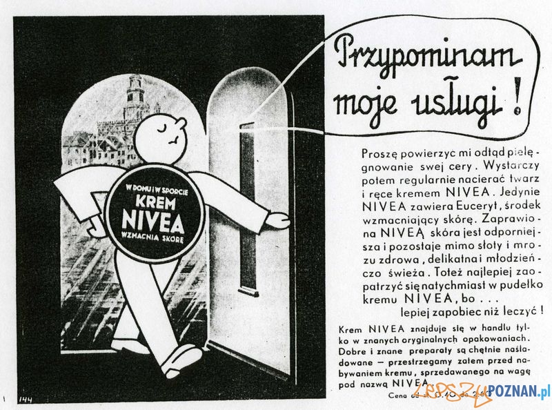 Reklama Nivea Foto: Muzeum Narodowe w Poznaniu, wystawa Miejska ikonosfera na drukach reklamowych z widokami Poznania 18 Reklama Nivea Foto: Muzeum Narodowe w Poznaniu, wystawa Miejska ikonosfera na drukach reklamowych z widokami Poznania 18